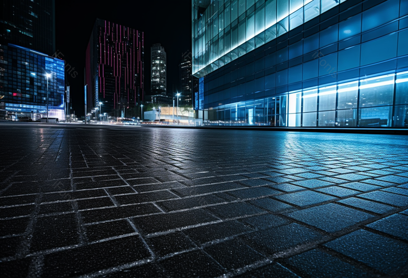 夜间的商业街城市风光摄影广告背景图,高清,摄影图,摄影图片,图片大全,摄影图免费下载